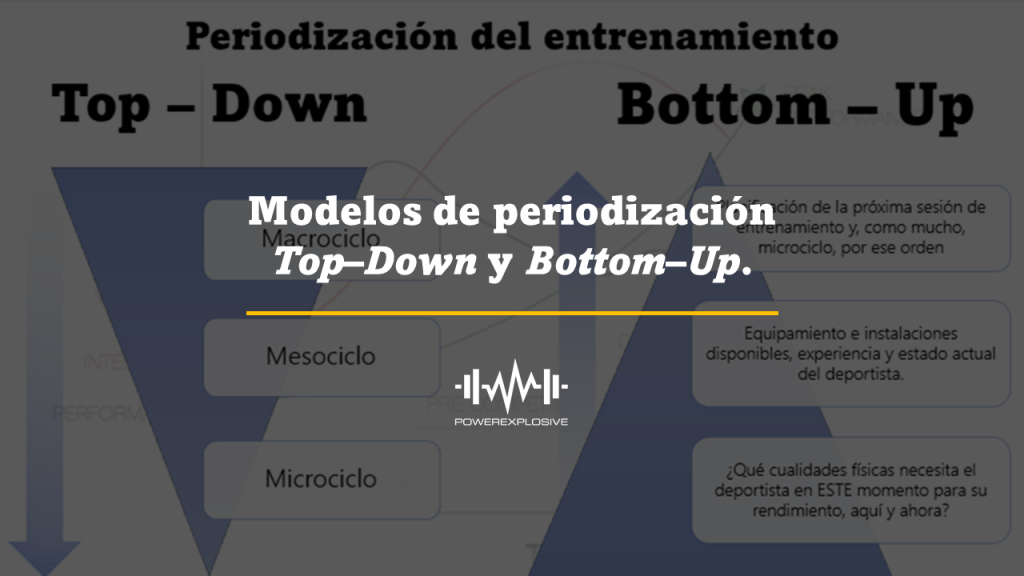 portada del artículo de Modelos de periodización Top-Down y Bottom-Up